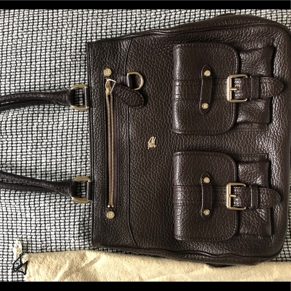 Brown pebbled Original Burberry tote - Picture 1 of 6